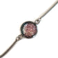 Bracelet ajustable rose - Bijoux Le fil d'Ariane