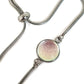 Bracelet ajustable rose transparent - Bijoux Le fil d'Ariane
