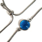 Bracelet ajustable turquoise transparent - Bijoux Le fil d'Ariane