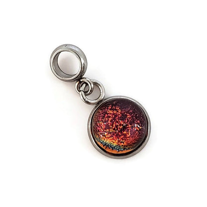 Breloque permanente pour bracelet - verre neuf - plusieurs couleurs - Bijoux Le fil d'Ariane