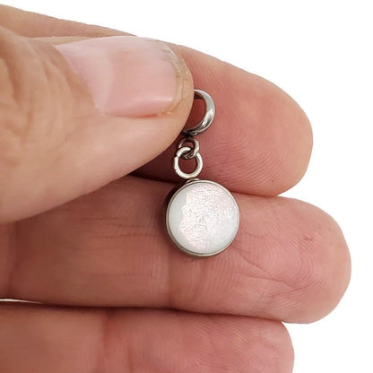 Breloque permanente pour bracelet - verre neuf - plusieurs couleurs - Bijoux Le fil d'Ariane