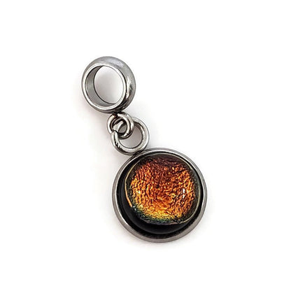 Breloque permanente pour bracelet - verre neuf - plusieurs couleurs - Bijoux Le fil d'Ariane