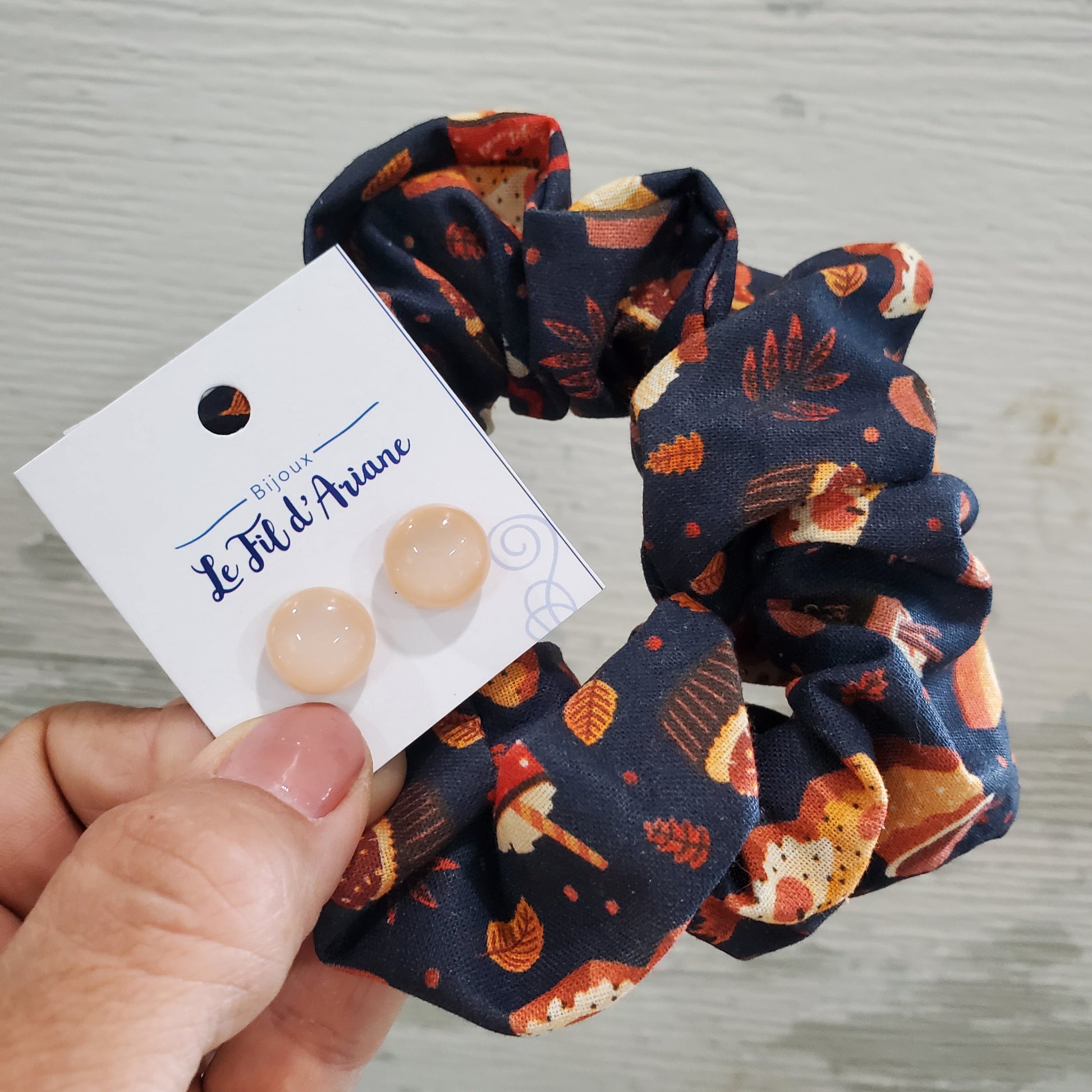 [COLLABO] chouchou + puces - Bijoux Le fil d'Ariane