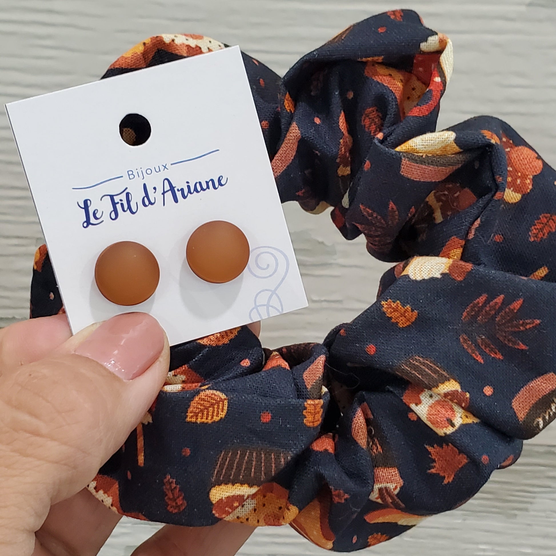 [COLLABO] chouchou + puces - Bijoux Le fil d'Ariane