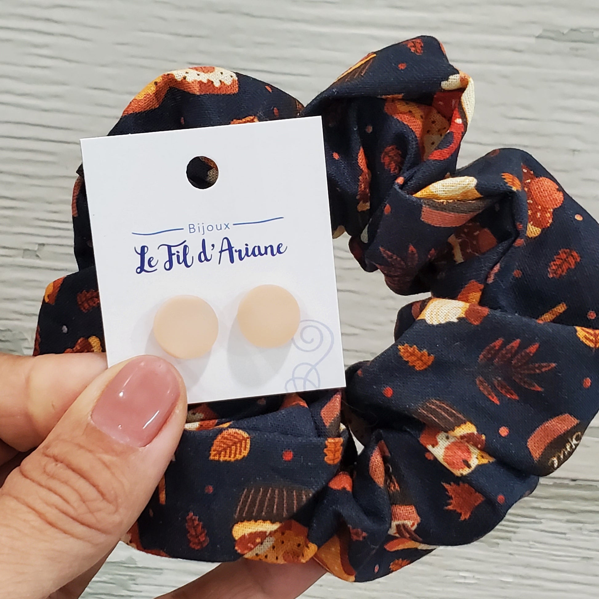 [COLLABO] chouchou + puces - Bijoux Le fil d'Ariane
