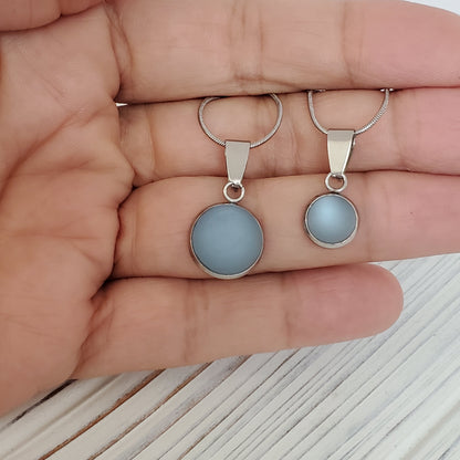 Collier cabochon Vihno Verde-lustré - Bijoux Le fil d'Ariane