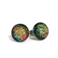 [HORS COLLECTION] Trio surprise, boucles d'oreilles verre fusion - Bijoux Le fil d'Ariane