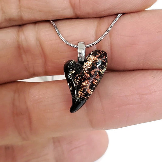 Mini coeur, bronze - Bijoux Le fil d'Ariane