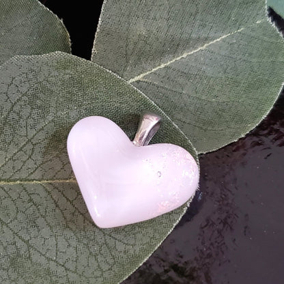 [PRÉVENTE] Coeur rose pâle - Bijoux Le fil d'Ariane