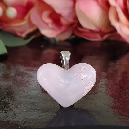 [PRÉVENTE] Coeur rose pâle - Bijoux Le fil d'Ariane