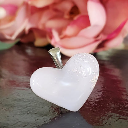 [PRÉVENTE] Coeur rose pâle - Bijoux Le fil d'Ariane