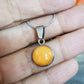 Série orange - plusieurs modèles - lustré et mat - Bijoux Le fil d'Ariane