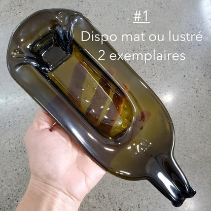 Terrarium en bouteille recupérée - Bijoux Le fil d'Ariane